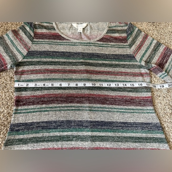 Market and Spruce Striped Bell sleeve dress Sz M - Picture 7 of 7